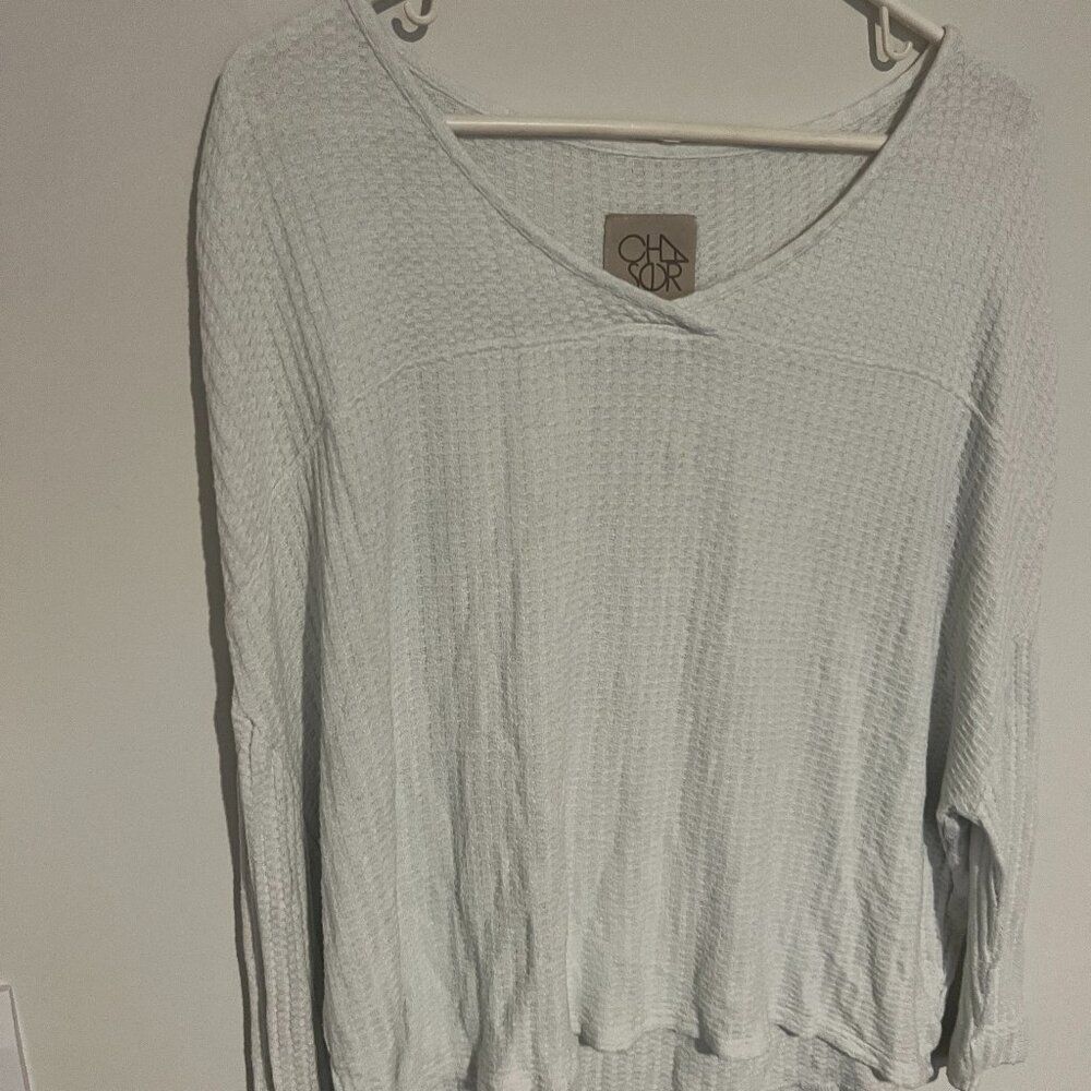 Chaser small‎ waffle knit top
